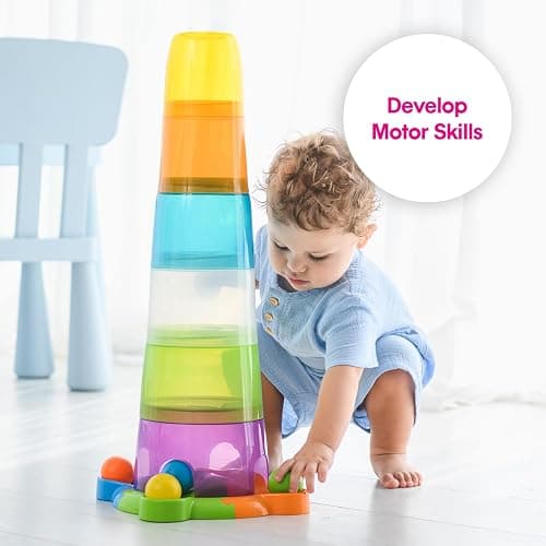 Edushape Stack & Drop Tower, Multi thumbnail 6