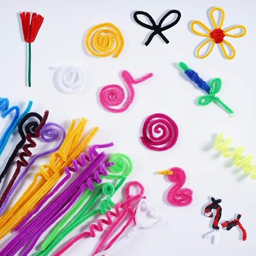 Pipe Cleaners,1600 Pieces Pipe Cleaners Crafts Pipe Cleaners Craft Supplies in 32 Colors Chenille Stems for Home and School DIY Art Crafts (0.23 x 11.8 Inches) thumbnail 4
