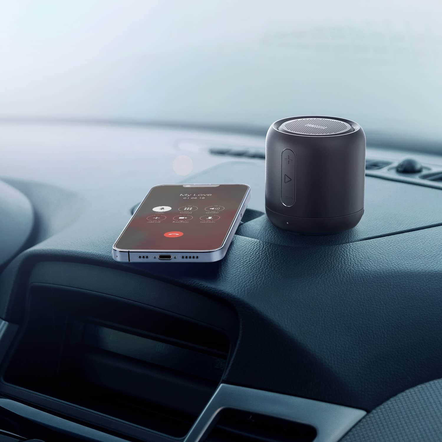 Anker Soundcore Mini, Super-Portable Bluetooth Speaker with 15-Hour Playtime, 66-Foot Bluetooth Range, Enhanced Bass, Noise-Cancelling Microphone - Black thumbnail 7