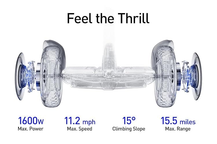 Segway Ninebot S2 Electric Self-balancing Scooter, 11.2mph Top Speed, 21.7 Miles Range w/Adjustable Height, Hoverboard UL-2271 2272 Certified thumbnail 7