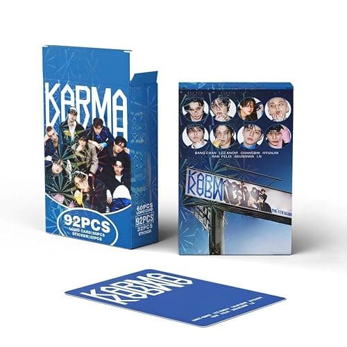 Stray Kids Photocards Album 92 PCS Stray Kids Album Karma Photo Cards Karma lomo Card Gift Lomo Cards Merch for Boys and Girls thumbnail 4