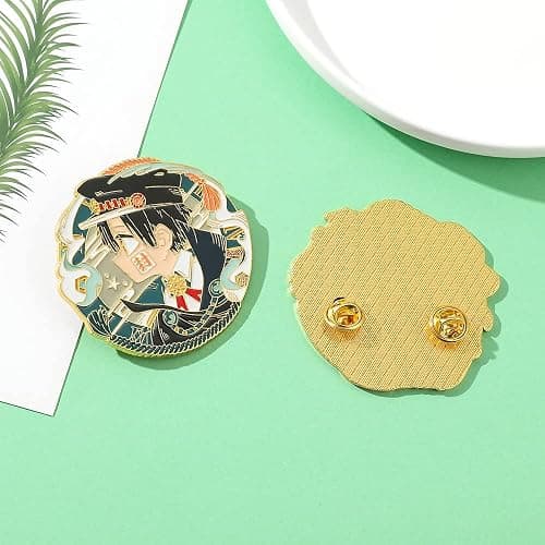 Toilet Bound Hanako Kun Anime Pins, TBHK Manga Cartoon Figures Yashiro Nene Hanako-kun Brooches Enamel Lapel Pins Cosplay Jewelry thumbnail 7