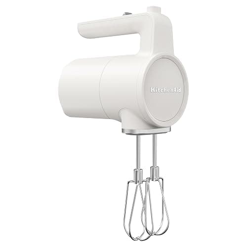 KitchenAid Go Cordless Hand Mixer - battery sold separately, KHMR700, Porcelain White - Image 1