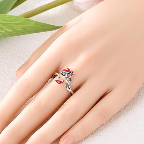 Parmuz 925 Sterling Silver Adjustable Ring for Woman Stackable Open Lucky Ring Eternity Bands Dainty CZ Statement Engagement thumbnail 5