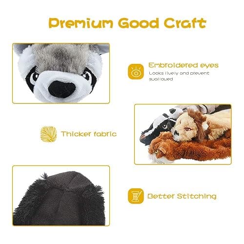 (5 Pack) Variety no-stuffing dog toys thumbnail 6