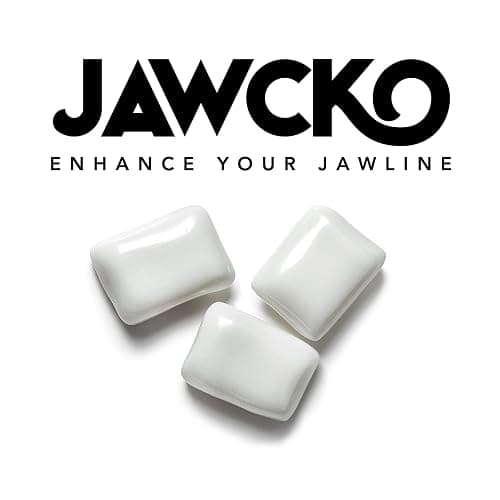 JAWCKO Ultra-tough Jawline Chewing Gum | Get a Stronger, Squarer Jawline | Mighty Mint Jaw Training Hard Gum | Chisel, Sculpt, Tone your Jaw | 15X Hardness | Facial Fitness Mewing Gum | 40 Pieces/Pack thumbnail 9