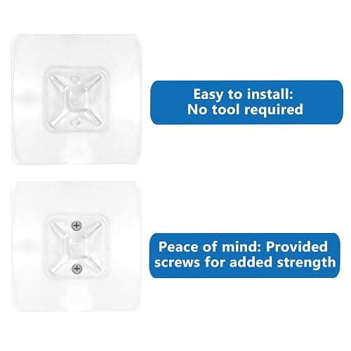 Adhesive Furniture Wall Anchors (10 Pairs 20 Packs), Vinkqiado Anti Tip Furniture Safety Straps for Baby Proofing, Secure Bookcase Dresser Shelf Cabinet to Wall for Child thumbnail 6