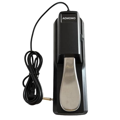 Sustain Pedal Univerdal for Keyboard with Polarity Switch for All Digital Pianos, Electronic Keyboards Midi Electronic keyboards Style Piano Foot Pedal (Original Version) thumbnail 2