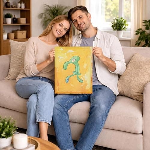 POP Creations SpongeBob SquarePants Bold And Brash Canvas Art - 17.5x14 Stretched Canvas - Ready-to-Hang Premium Quality Canvas Wall Art for Living Room thumbnail 7