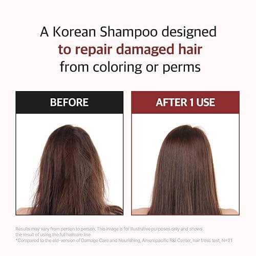 RYO Damage Care & Nourishing Shampoo with Korean Ginseng & Caffeine - Repair and Moisturizing, Anti Loss Care, Strengthening hair roots, 16 Fl Oz. thumbnail 2