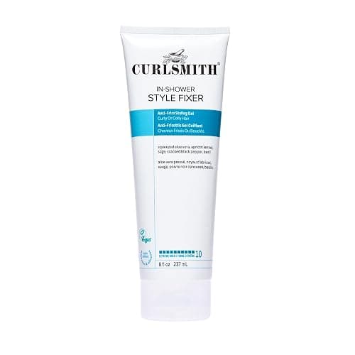 CURLSMITH - In-Shower Style Fixer - Vegan Extreme Hold Styling Gel for Dry, Wavy, Curly or Coily Hair (8oz) - Image 1