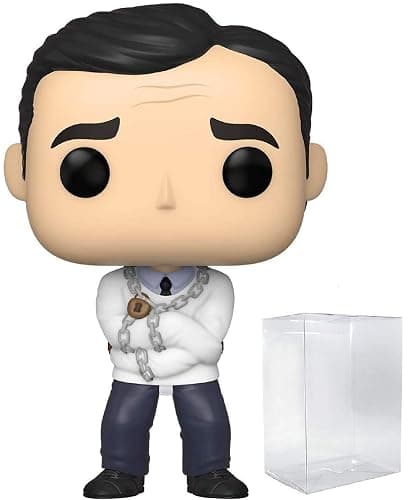 Funko The Office - Straitjacket Michael Scott Pop Vinyl Figure (Bundled with Compatible Protector to Protect Display Box) - Image 1