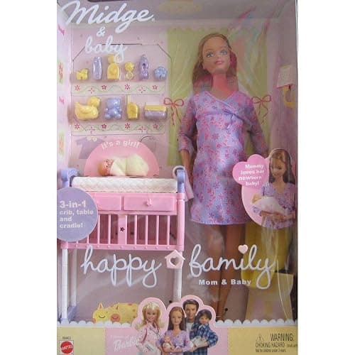 Barbie Happy Family Pregnant Midge & Baby thumbnail 7