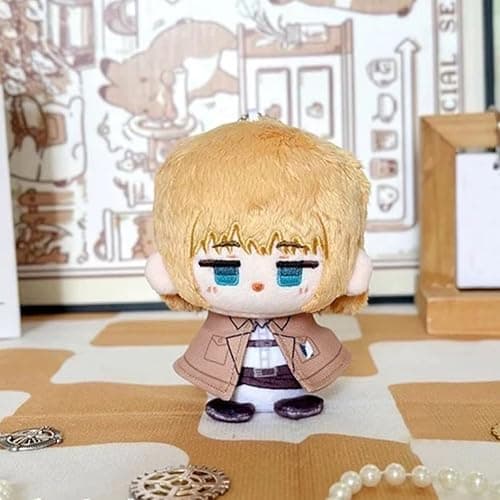 YLQANONG Levi Eren Jaeger Anime Figure Pillow Zoe Hans Erwin Smith Jean Kirstein Soft Pillow Cushion Anime Titan Figures Bag Key Pendant thumbnail 2