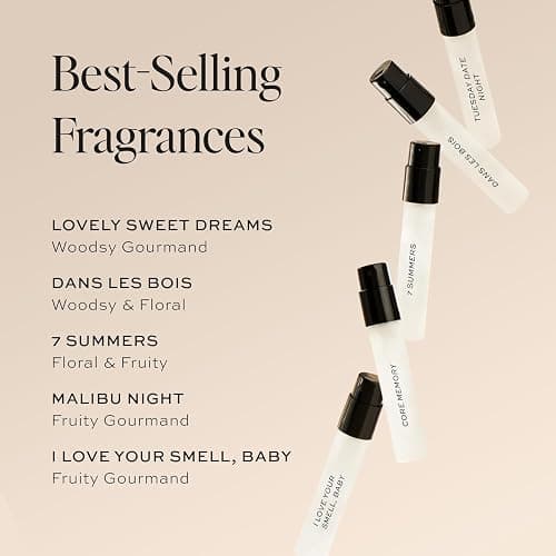 DIME Beauty Perfume Sampler, Hypoallergenic, Clean Perfumes, Eau de Toilette For Women (Set of 5, 2 ml) thumbnail 5
