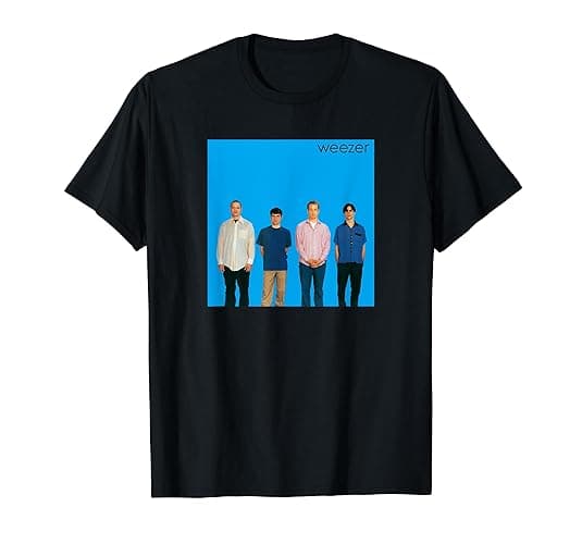 Weezer - Blue Album Cover T-Shirt - Women's Plus - White - 6X - Image 1