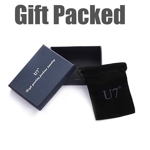 U7 Initial Necklace for Women, Gold/Platinum Plated CZ Crystal Letter A-Z Pendant Necklace, Shiny 20 Inch Name Chain Dainty Personalized Jewelry for Men Mom Wife Friend thumbnail 7