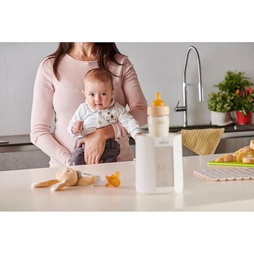 Chicco Calienta Biberones Doméstico, Calentador de Biberones con 2 Programas y Apagado Automático, Calienta a la Temperatura Ideal – Calentador de Alimentos para Bebés, Apto para Tarros, Blanco thumbnail 2