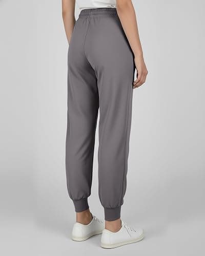 Real Essentials 3 Pack: Girls' Dry-Fit Jogger Sweatpants - Kids Teens Running Athletic Pants with Pockets (Sizes: 4-16) thumbnail 6