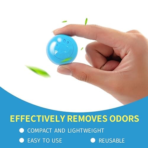 MAXIMILIAN Shoe Deodorizer Balls 8pcs Professional Shoe Fresheners Balls Foot Odor Eliminator Odor-Fighting Freshener for Neutralizing Odor and Refreshing Sneaker Shoes, Wardrobe, Bags, Blue thumbnail 3