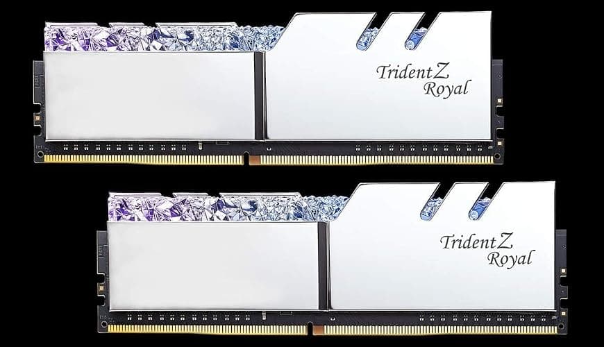 G.SKILL Trident Z Royal DDR4 3600MHz 2x8GB CL18 Plata thumbnail 5
