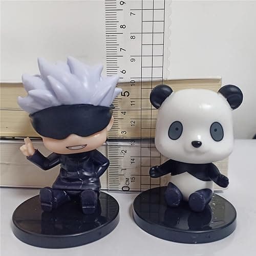 QAHEART 7PCS/Set Anime JJK Figure, Q Ver Itadori Yuuji Figure Model, 5-11cm Geto Suguru Figures Cake Toppers Fushiguro Toji Figures Model Desktop Decoration Party Supplies Gifts for Fans thumbnail 7