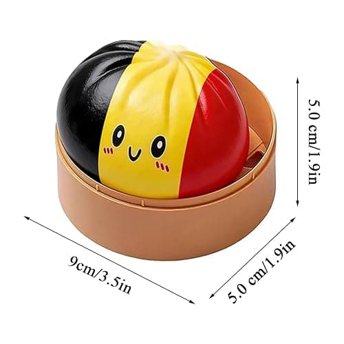 MLUTJINOO Glitter Dumpling Squishy,Jumbo Dumpling Squeeze Stress Toys Patriotic USA Flag Slow Rising Squeeze Toys for Relaxation Relief Party Favor 4Th of July Decor,United States thumbnail 3