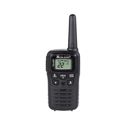Midland T10 22 Channel FRS Walkie Talkie - Up to 20 Mile Range Two-Way Radio, 38 Privacy Codes & NOAA Weather Alert, Black thumbnail 4