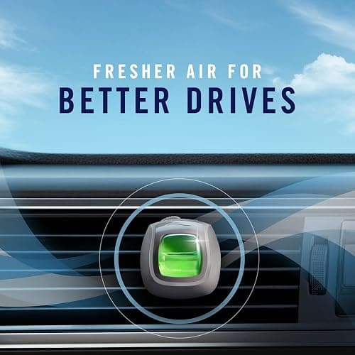 Febreze Car Vent Clip Air Freshener, Odor Eliminator for Up to 30 Days Freshness, 2 Clips (New Car) thumbnail 8