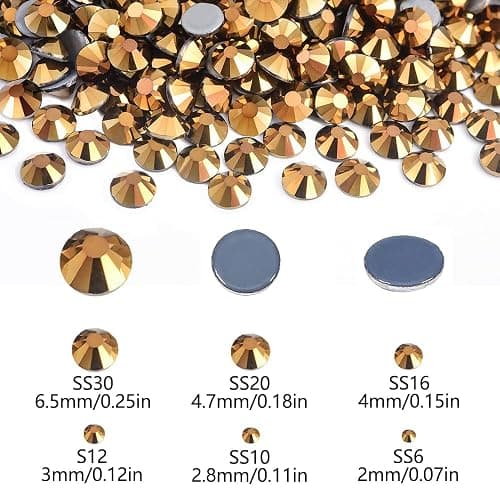 Gold rhinestones thumbnail 2