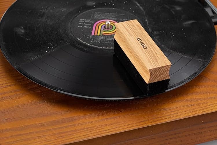 EVEO Vinyl Record Cleaning Kit - 4-in-1 Premium Vinyl Record Cleaner & Vinyl Cleaning Kit with Velvet Brush, Vinyl Cleaner Liquid, Duster & Turntable Stylus Gel thumbnail 7