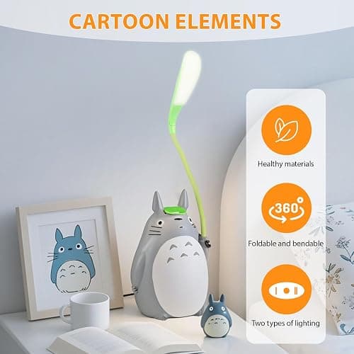 Totoro Lamp, Totoro Merchandise, My Neighbor Totoro Merchandise, Studio Ghibli Decor, Studio Ghibli Gifts thumbnail 3