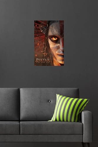 Avatar: Fire and Ash (2025) - Teaser One Sheet Wall Poster, 22.4L" x 14.7W", Premium Unframed Version thumbnail 4