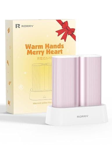 RORRY Hand Warmers Rechargeable 2 Pack, 10000mAh 360° Heating Magnetic Electric Hand Warmer, 24Hrs Warmth Portable Reusable Pocket Heater for Camping Hunting Gifts for Men Women - Image 1