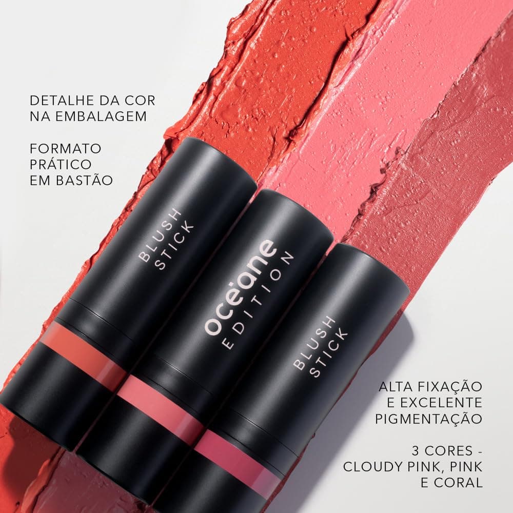 Océane Blush Em Bastão Rosa Blush Stick Pink Océane Edition 12G thumbnail 4