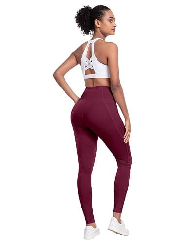 LZYVOO Leggings with Pockets for Women, 6 Packs Soft High Waisted Tummy Control Workout Yoga Pants thumbnail 5