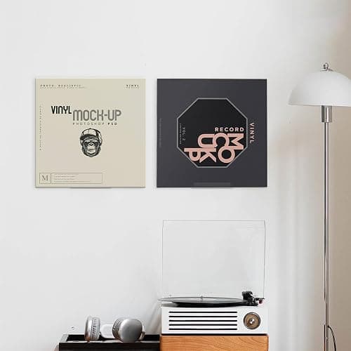 M-sorflly 8 Pack Vinyl Record Storage Shelf,4 inch Clear Acrylic Vinyl Record Holder Wall Mount,Small Versatile Floating Shelves Display for Albums thumbnail 2