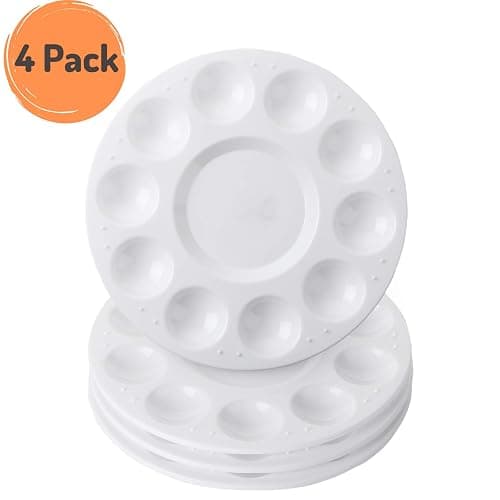 Mr. Pen- 4 Pack Paint Tray Palettes, Kids' Plastic Paint Holder, Trays for Kids thumbnail 4