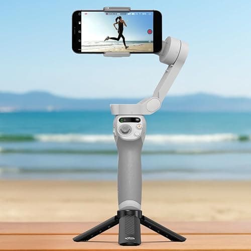 VRIG TP05S Mini Tripod for DJI OSMO Pocket4 & Pocket3,Portable Pocket Stand Desk Small Handheld Selfie Stick with 1/4" Screw Vlog for insta360 X5/X4/X3 /DJl Osmo Action 6/5Pro/4/3 thumbnail 6
