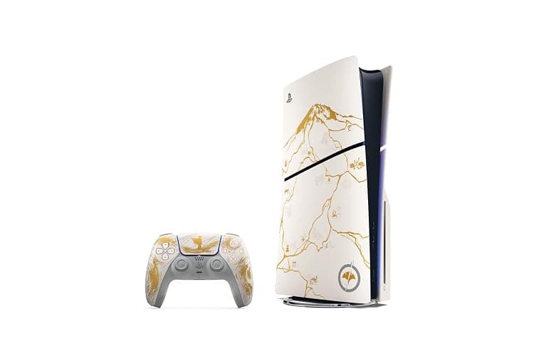 PlayStation®5 Console – Ghost of Yōtei Gold Limited Edition Bundle (slim) - Image 1
