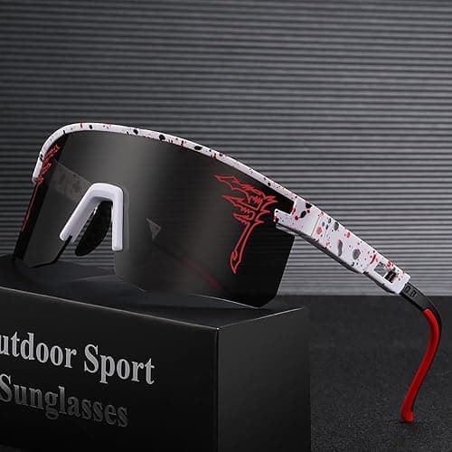 ACEXPNM Two Sizes Baseball Sunglasses For Adults and Youth Boys Girls Kids UV400 Men Women Outdoor Sports Sun Glasses thumbnail 2