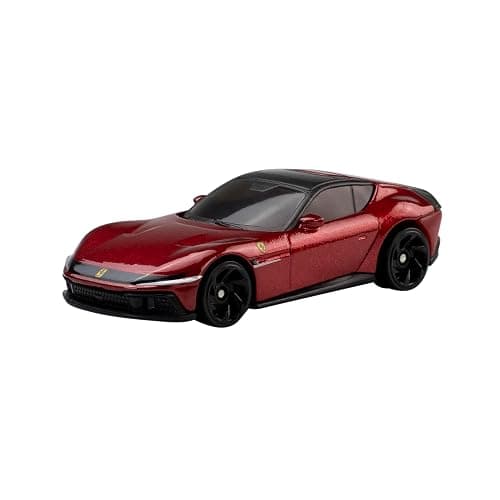 Hot Wheels Toy Ferrari Cars, Die-Cast 5-Pack in 1:64 Scale, Officially Licensed Set of 5 Ferrari Collectible Vehicles for Play or Display thumbnail 6