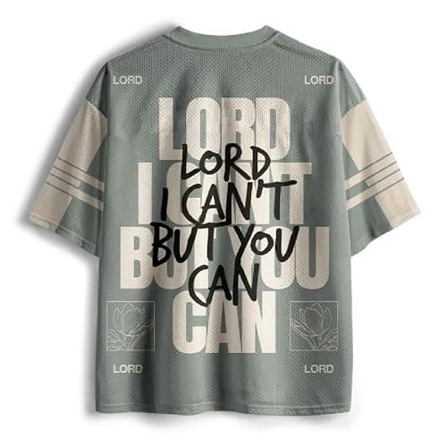 Graphic Tees Summer Novelty Women Men Oversized Lord Jesus Element Christian Jersey thumbnail 2
