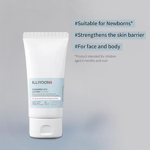 Illiyoon Ceramide Ato Lotion | Lightweight Moisturizer for Dry & Sensitive Skin, Barrier Repair for Face and Body, Mild for Babies, Vegan Certified, Korean Skincare, 2.29 fl.oz. thumbnail 5