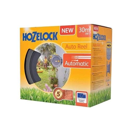 HOZELOCK - Auto Reel 30m wall-mounted hose reel : Easy to Install, Lock, Auto-rewind, Ready-to-use Reel With Nozzle, Fittings, Hozelock Hose and Accessories Included - 5 Year Guarantee* [2403 0000] thumbnail 9
