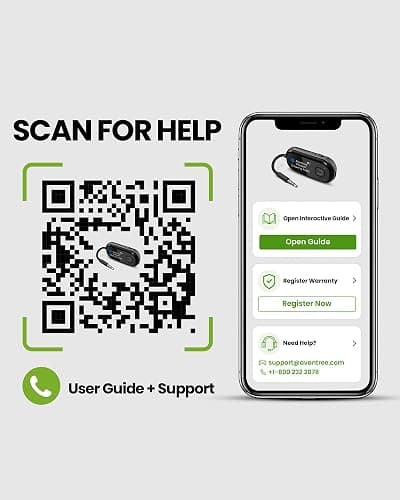 Avantree Voyager Airplane Bluetooth Adapter with OLED Display | Easy Pairing for AirPods, Bose & Bluetooth Headphones, aptX Adaptive & Auracast Audio Transmitter for Flights & Travel thumbnail 9