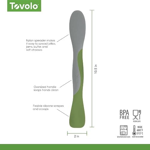 Tovolo Tool for Kitchen Meal Prep to Scoop Spread Slice and Scrape, Pesto, Large, 1 Count (Pack of 1) thumbnail 2
