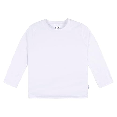 Gerber Baby Toddler 5-Pack Solid Long Sleeve T-Shirts Jersey 160 GSM - 18 Months - White thumbnail 2