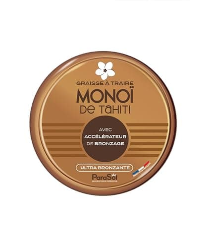 Parasol Pot Graisse à Traire au Monoï de Tahiti, Crème, Hypoallergénique - Image 1