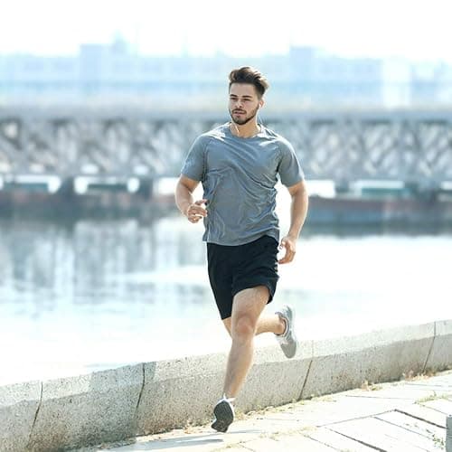MCPORO Workout Shirts for Men Short Sleeve Quick Dry Athletic Gym Active T Shirt Moisture Wicking thumbnail 2